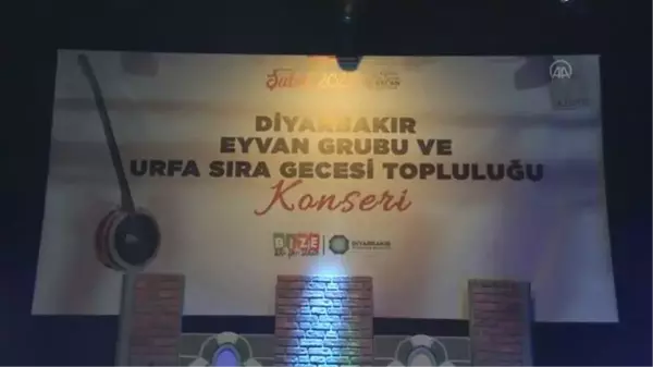 DİYARBAKIR - Eyvan Grubu ve Sıra Gecesi konseri düzenlendi