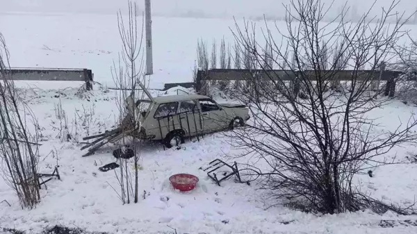 Konya'da otomobil ile cip çarpıştı: 1 yaralı