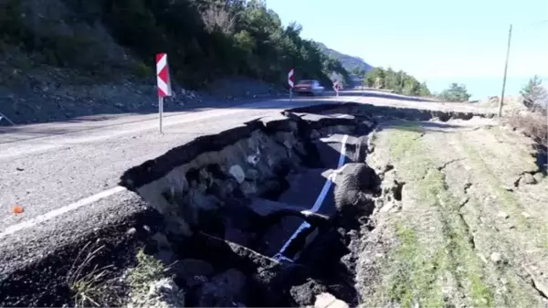 KASTAMONU - Eriyen kar suyu heyelana neden oldu