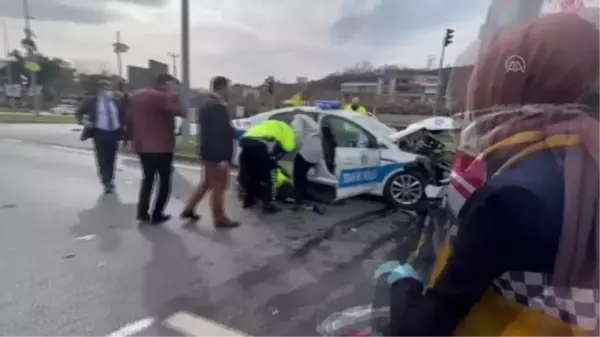 Son dakika haber... Trafik kazasında biri polis iki kişi yaralandı