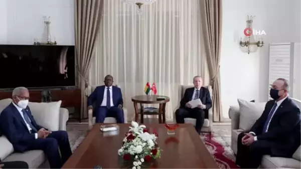 Cumhurbaşkanı Erdoğan, Gine Bissau Cumhurbaşkanı Sissoco ile görüştü