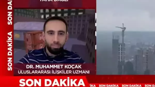 Rusya'nın Ukrayna işgalini tartışmak için canlı yayına katılan uzmanın arka plan fotoğrafı viral oldu