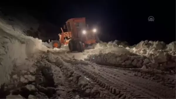 Yedisu-Karlıova karayoluna çığ düştü