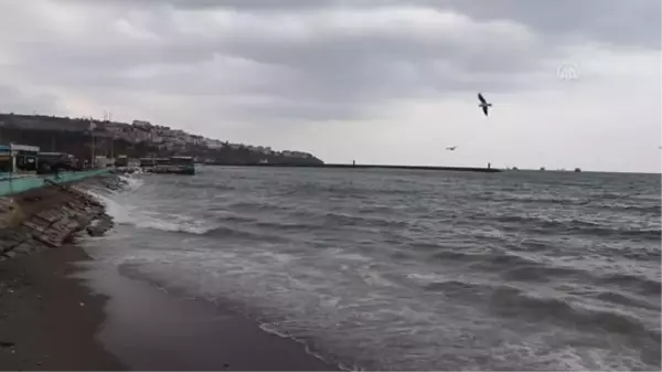 Marmara Denizi'nde ulaşıma poyraz engeli