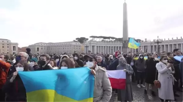 Papa Franciscus, Ukrayna'da barış için oruç tutulması çağrısında bulundu