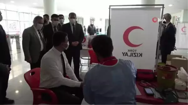 Kırıkkale Valiliği'nden kan bağışı kampanyasına destek