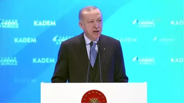 Cumhurbaşkanı Erdoğan, KADEM 4. Olağan Genel Kurulu'nda konuştu: (2)