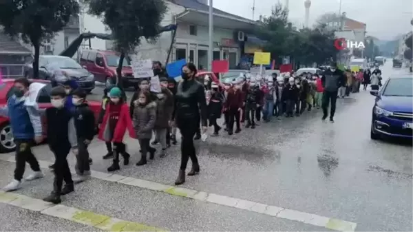 Öğrenciler sigara ve alkolün zararlarına böyle dikkat çekti