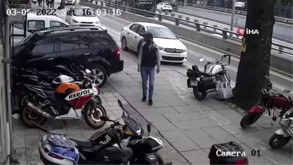 Motosiklet tamircisi iş yerinde pompalı tüfekle saldırıya uğradı...O anlar kamerada