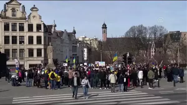 Rusya'nın Ukrayna'ya saldırısı protesto edildi