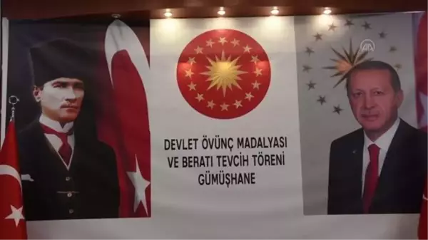 GÜMÜŞHANE - Devlet Övünç Madalyası ve Beratı Tevcih Töreni