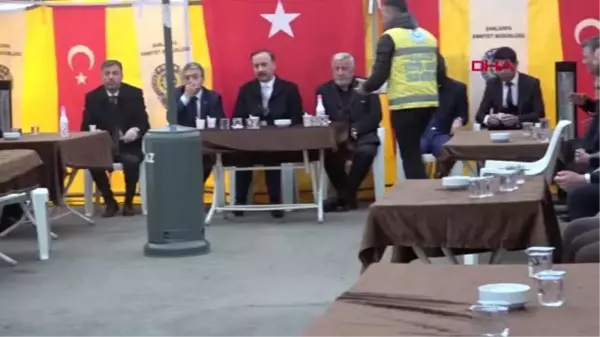 ŞANLIURFA'DA ŞEHİT POLİSLER İÇİN TAZİYE ÇADIRI KURULDU