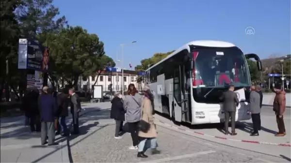 Muğla'dan 45 şehit yakını ve gazi, Denizli'deki termal tesislere uğurlandı