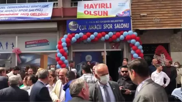 Özel gereksinimli bireylere yönelik spor salonu hizmete açıldı