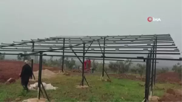 Hatay'da çiftçinin güneş panelleri çalındı