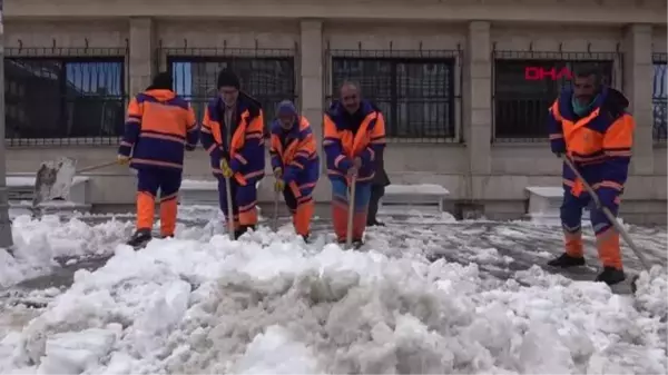 Erzurum, Ardahan ve Kars'ta nisan karı