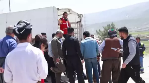 Türk Kızılaydan Erbil'de ihtiyaç sahibi ailelere ramazan yardımı