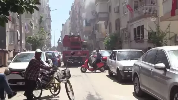 Son dakika haberleri! Metruk binada çıkan yangın hasara neden oldu