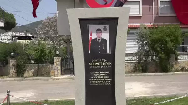 Menderesli Şehit Mehmet Kıvık'ın Adı Ölümsüzleşti