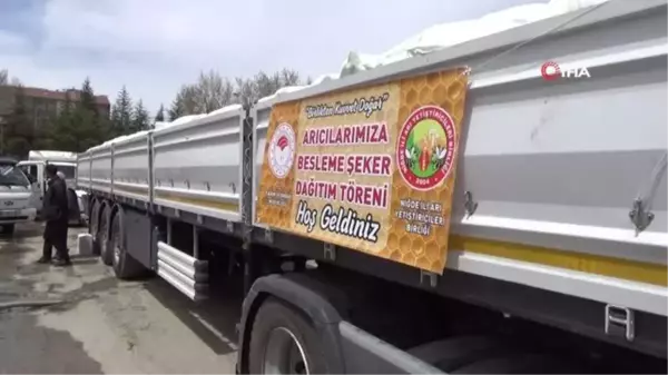 Niğdeli arıcılara 108 ton şeker dağıtıldı