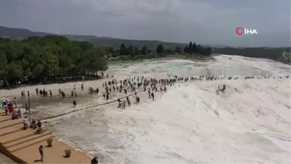 Pamukkale'de bayram bereketi