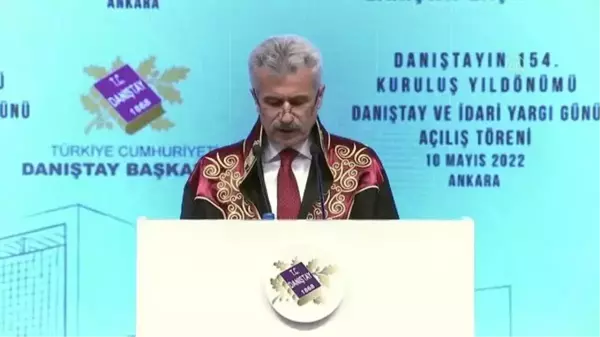 Danıştay Başkanı Yiğit, Danıştayın 154. Kuruluş Yıl Dönümü Töreni'nde konuştu (2)