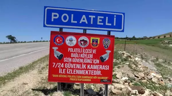 Son Dakika | Polateli ilçesine bağlı köyler kameralar ile donatıldı