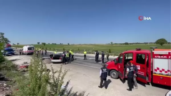 Uşak'ta 7 aylık hamile kadın ve annesi facia gibi kazada hayatını kaybetti