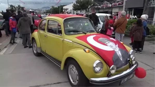 Samsun'da Vosvos konvoyu renkli görüntülere sahne oldu