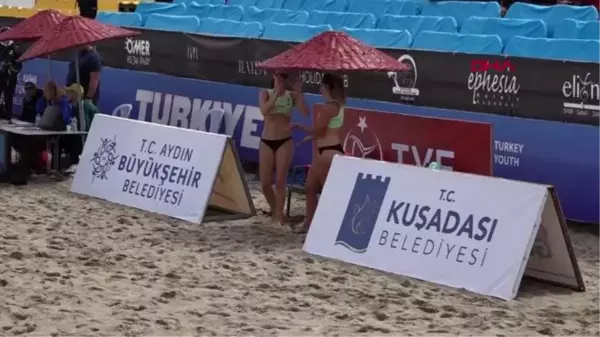 SPOR Kuşadası'nda plaj voleybolu heyecanı başladı