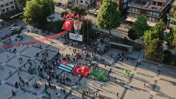 Çerkesler, ana vatanlarından sürgün edilmelerinin 158. yılında yürüyüş düzenledi