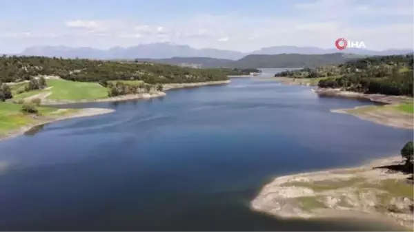 Barajlardaki korkutan kuraklığın yerini masmavi sular aldı