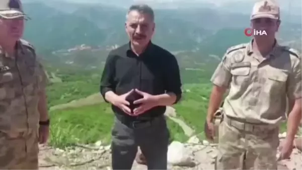 Tunceli Valisi Özkan, Eren Abluka-7 operasyon bölgelerini inceledi