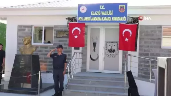 Yapımı tamamlanan jandarma karakolu hizmete alındı