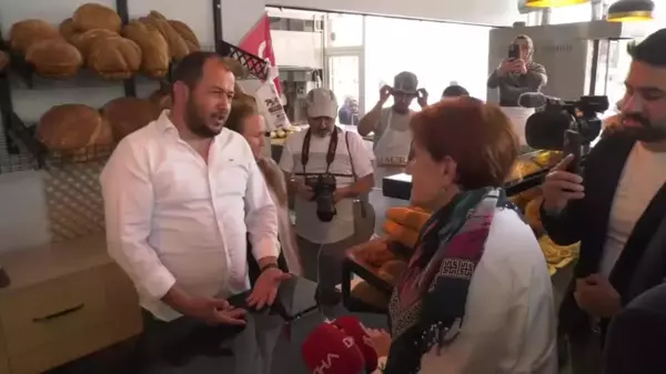 Akşener'in Ziyaret Ettiği Burdurlu Fırıncı: 