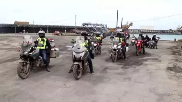 KASTAMONU - Motosikletlerle İnebolu'dan Ankara'ya düzenlenen 