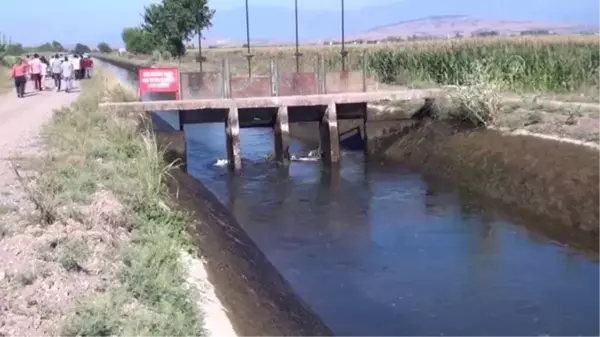 Sulama kanalına giren çocuk boğuldu