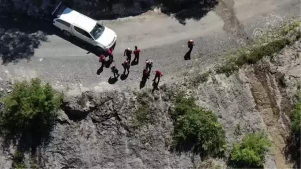 KASTAMONU - (DRON) Selde kaybolan gencin bulunması için çalışmalar sürüyor