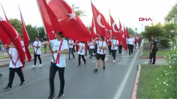 ANTALYA'DA 15 TEMMUZ DEMOKRASİ VE MİLLİ BİRLİK GÜNÜ