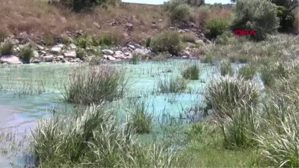 SAZLIBOSNA BARAJI'NDA ENDİŞELENDİREN GÖRÜNTÜ havadan ek görüntü