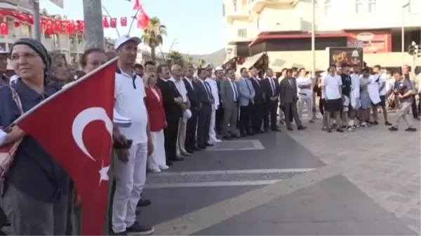 Son dakika haberi: 15 Temmuz şehitleri Marmaris'te anıldı (2)