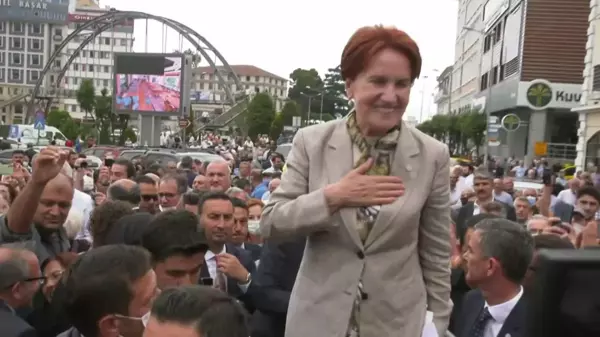 Meral Akşener Giresun Bulancak'ta: 