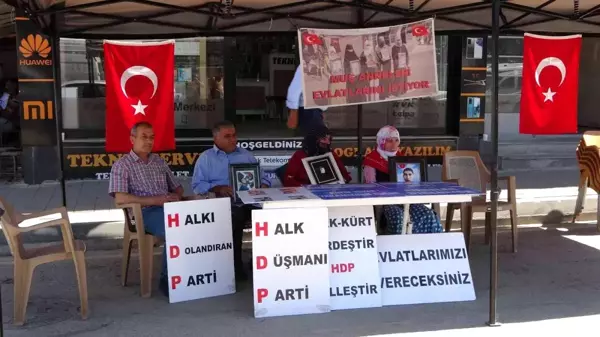 Muş'ta annelerin evlat nöbeti sürüyor