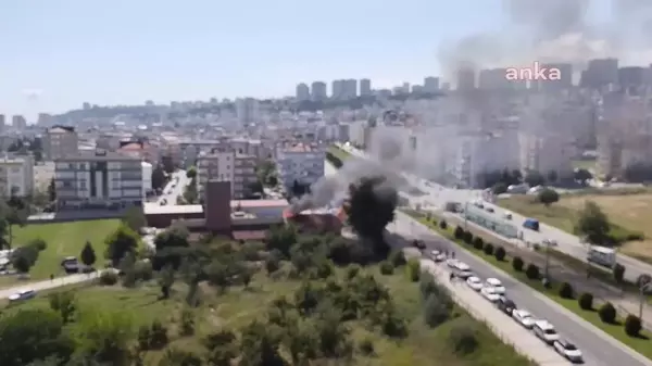 Samsun Atakum'da, Kız Öğrenci Yurdunda Yangın Çıktı