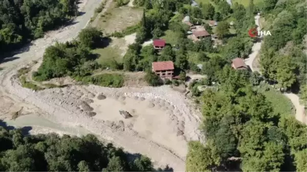 Yenice'de sel sonrası yenileme çalışmaları devam ediyor