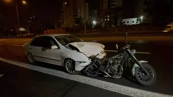 Son dakika haberi! Otomobil motosikletle çarpıştı 1 kişi öldü