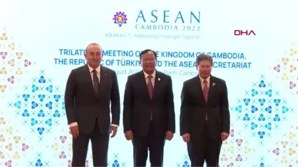 Çavuşoğlu, Türkiye-ASEAN Sektörel Diyalog Ortaklığı Üçlü Toplantısı'na katıldı