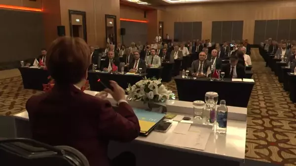 Mersin haber | Akşener, İyi Parti Akdeniz Bölgesi İl ve İlçe Başkanlarıyla Bir Araya Geldi