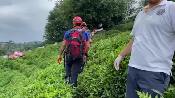 Yük taşımada kullanılan ilkel teleferiğin çarptığı kişi yaralandı