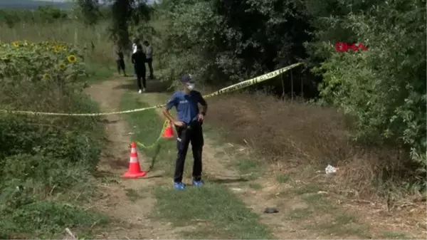 İSTANBUL-ÇATALCA'DA AYÇİÇEĞİ TARLASINDA CESET BULUNDU